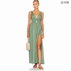 NWT Indah Angeli Empire Maxi Dress S